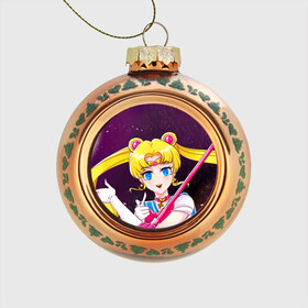 Стеклянный ёлочный шар с принтом Sailor Moon в городе Новоалтайск, Стекло | Диаметр: 80 мм | anime | japan | manga | sailor moon | аниме | девочка | девушка | луна | лунная призма | манга | сейлор мун | сэйлор мун | япония