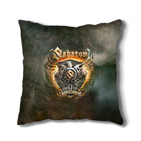 Подушка 3D с принтом Sabaton в городе Новоалтайск, наволочка – 100% полиэстер, наполнитель – холлофайбер (легкий наполнитель, не вызывает аллергию). | состоит из подушки и наволочки. Наволочка на молнии, легко снимается для стирки | battle | panzerkampf | primo victoria | sabaton | the art of war | the great war | атака мертвецов | бисмарк | броден | войны | группа | йоаким | латный ботинок | метал | ночные ведьмы | пауэр | рок | рыцарские доспехи | сабатон