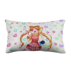 Подушка 3D антистресс с принтом SAILOR MOON в городе Новоалтайск, наволочка — 100% полиэстер, наполнитель — вспененный полистирол | состоит из подушки и наволочки на молнии | anime | japan | manga | sailor moon | аниме | девочка | девушка | луна | лунная призма | манга | сейлор мун | сэйлор мун | япония
