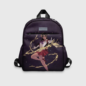 Детский рюкзак 3D с принтом SAILOR MARS в городе Новоалтайск, 100% полиэстер | лямки с регулируемой длиной, сверху петелька, чтобы рюкзак можно было повесить на вешалку. Основное отделение закрывается на молнию, как и внешний карман. Внутри дополнительный карман. По бокам два дополнительных кармашка | Тематика изображения на принте: anime | japan | manga | sailor moon | аниме | девочка | девушка | луна | лунная призма | манга | сейлор мун | сэйлор мун | япония