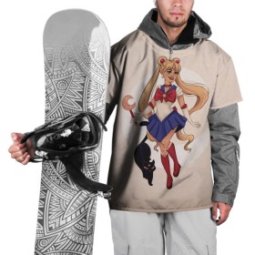 Накидка на куртку 3D с принтом Sailor Moon в городе Новоалтайск, 100% полиэстер |  | Тематика изображения на принте: anime | japan | manga | sailor moon | аниме | девочка | девушка | луна | лунная призма | манга | сейлор мун | сэйлор мун | япония