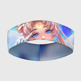 Повязка на голову 3D с принтом КРЫЛЬЯ АНИМЕ в городе Новоалтайск,  |  | anime | japan | manga | sailor moon | аниме | девочка | девушка | луна | лунная призма | манга | сейлор мун | сэйлор мун | япония