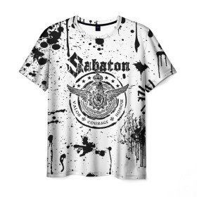 Мужская футболка 3D с принтом Sabaton в городе Новоалтайск, 100% полиэфир | прямой крой, круглый вырез горловины, длина до линии бедер | battle | panzerkampf | primo victoria | sabaton | the art of war | the great war | атака мертвецов | бисмарк | броден | войны | группа | йоаким | латный ботинок | метал | ночные ведьмы | пауэр | рок | рыцарские доспехи | сабатон