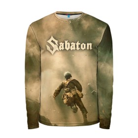 Мужской лонгслив 3D с принтом Sabaton в городе Новоалтайск, 100% полиэстер | длинные рукава, круглый вырез горловины, полуприлегающий силуэт | battle | panzerkampf | primo victoria | sabaton | the art of war | the great war | атака мертвецов | бисмарк | броден | войны | группа | йоаким | латный ботинок | метал | ночные ведьмы | пауэр | рок | рыцарские доспехи | сабатон