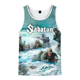 Мужская майка 3D с принтом Sabaton в городе Новоалтайск, 100% полиэстер | круглая горловина, приталенный силуэт, длина до линии бедра. Пройма и горловина окантованы тонкой бейкой | battle | panzerkampf | primo victoria | sabaton | the art of war | the great war | атака мертвецов | бисмарк | броден | войны | группа | йоаким | латный ботинок | метал | ночные ведьмы | пауэр | рок | рыцарские доспехи | сабатон