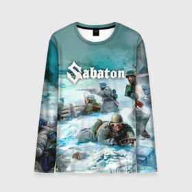 Мужской лонгслив 3D с принтом Sabaton в городе Новоалтайск, 100% полиэстер | длинные рукава, круглый вырез горловины, полуприлегающий силуэт | battle | panzerkampf | primo victoria | sabaton | the art of war | the great war | атака мертвецов | бисмарк | броден | войны | группа | йоаким | латный ботинок | метал | ночные ведьмы | пауэр | рок | рыцарские доспехи | сабатон