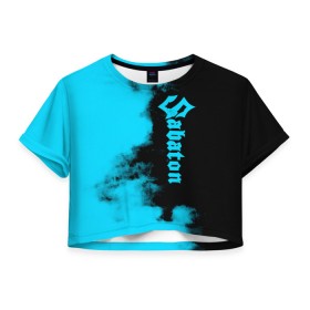 Женская футболка Crop-top 3D с принтом Sabaton в городе Новоалтайск, 100% полиэстер | круглая горловина, длина футболки до линии талии, рукава с отворотами | battle | panzerkampf | primo victoria | sabaton | the art of war | the great war | атака мертвецов | бисмарк | броден | войны | группа | йоаким | латный ботинок | метал | ночные ведьмы | пауэр | рок | рыцарские доспехи | сабатон