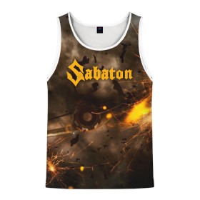 Мужская майка 3D с принтом Sabaton в городе Новоалтайск, 100% полиэстер | круглая горловина, приталенный силуэт, длина до линии бедра. Пройма и горловина окантованы тонкой бейкой | battle | panzerkampf | primo victoria | sabaton | the art of war | the great war | атака мертвецов | бисмарк | броден | войны | группа | йоаким | латный ботинок | метал | ночные ведьмы | пауэр | рок | рыцарские доспехи | сабатон