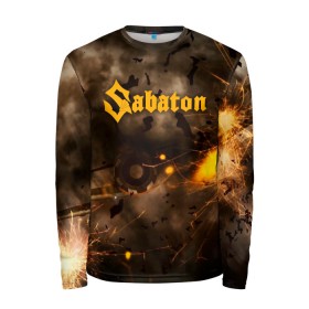 Мужской лонгслив 3D с принтом Sabaton в городе Новоалтайск, 100% полиэстер | длинные рукава, круглый вырез горловины, полуприлегающий силуэт | battle | panzerkampf | primo victoria | sabaton | the art of war | the great war | атака мертвецов | бисмарк | броден | войны | группа | йоаким | латный ботинок | метал | ночные ведьмы | пауэр | рок | рыцарские доспехи | сабатон
