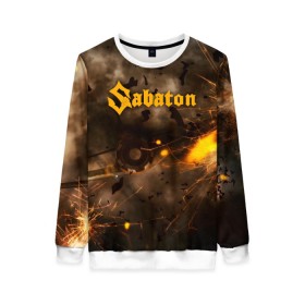 Женский свитшот 3D с принтом Sabaton в городе Новоалтайск, 100% полиэстер с мягким внутренним слоем | круглый вырез горловины, мягкая резинка на манжетах и поясе, свободная посадка по фигуре | battle | panzerkampf | primo victoria | sabaton | the art of war | the great war | атака мертвецов | бисмарк | броден | войны | группа | йоаким | латный ботинок | метал | ночные ведьмы | пауэр | рок | рыцарские доспехи | сабатон