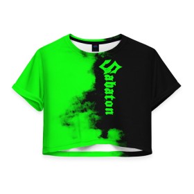 Женская футболка Crop-top 3D с принтом Sabaton в городе Новоалтайск, 100% полиэстер | круглая горловина, длина футболки до линии талии, рукава с отворотами | battle | panzerkampf | primo victoria | sabaton | the art of war | the great war | атака мертвецов | бисмарк | броден | войны | группа | йоаким | латный ботинок | метал | ночные ведьмы | пауэр | рок | рыцарские доспехи | сабатон