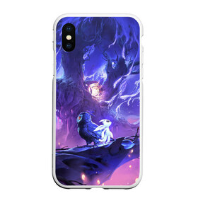 Чехол для iPhone XS Max матовый с принтом Ori and the Will of the Wisps в городе Новоалтайск, Силикон | Область печати: задняя сторона чехла, без боковых панелей | Тематика изображения на принте: ori | ori and the will of the wisps | игра | игры | ори | ори 2 | платформер