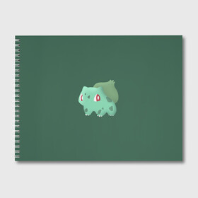 Альбом для рисования с принтом Pokemon Bulbasaur в городе Новоалтайск, 100% бумага
 | матовая бумага, плотность 200 мг. | Тематика изображения на принте: pokemon | аниме | покемон | снорлакс