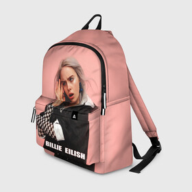 Рюкзак 3D с принтом Billie Eilish в городе Новоалтайск, 100% полиэстер | лямки с регулируемой длиной, сверху петелька, чтобы рюкзак можно было повесить на вешалку. Основное отделение закрывается на молнию, как и внешний карман. Внутри два дополнительных кармана, один из которых закрывается на молнию. По бокам два дополнительных кармашка | bad guy | billie eilish | артист | билли айлиш | музыка | певец | фото