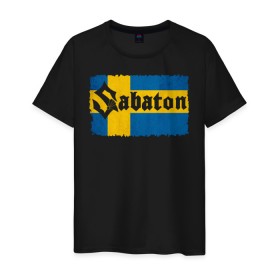 Мужская футболка хлопок с принтом Sabaton в городе Новоалтайск, 100% хлопок | прямой крой, круглый вырез горловины, длина до линии бедер, слегка спущенное плечо. | battle | panzerkampf | primo victoria | sabaton | the art of war | the great war | атака мертвецов | бисмарк | броден | войны | группа | йоаким | латный ботинок | метал | ночные ведьмы | пауэр | рок | рыцарские доспехи | сабатон