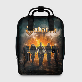 Женский рюкзак 3D с принтом Sabaton в городе Новоалтайск, 100% полиэстер | лямки с регулируемой длиной, сверху ручки, чтобы рюкзак нести как сумку. Основное отделение закрывается на молнию, как и внешний карман. Внутри два дополнительных кармана, один из которых закрывается на молнию. По бокам два дополнительных кармашка, куда поместится маленькая бутылочка
 | battle | panzerkampf | primo victoria | sabaton | the art of war | the great war | атака мертвецов | бисмарк | броден | войны | группа | йоаким | латный ботинок | метал | ночные ведьмы | пауэр | рок | рыцарские доспехи | сабатон