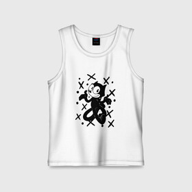 Детская майка хлопок с принтом Felix The Cat в городе Новоалтайск,  |  | cat | felix | the | детские | женские | и | кот | кота | кошка | мужские | принт | с котами | с котом | с кошкой | с принтом | супер | супер кот | феликс | черная | черного кота | черной | черный