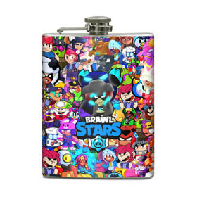 Фляга с принтом BRAWL STARS в городе Новоалтайск, металлический корпус | емкость 0,22 л, размер 125 х 94 мм. Виниловая наклейка запечатывается полностью | 8 bit | bibi | brawl stars | brock | bull | crow | dinomike | el primo | leon | mobile game | mr.p | nita | poko | ricochet | stars | tara | бравл старс | ворон | леон | мобильные игры