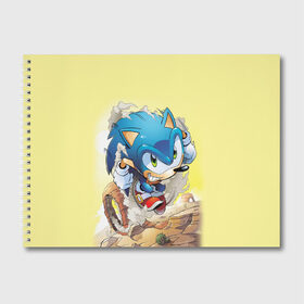 Альбом для рисования с принтом SONIC в городе Новоалтайск, 100% бумага
 | матовая бумага, плотность 200 мг. | Тематика изображения на принте: hedgehog | metal sonic | silver | silver the hedgehog | sonic | sonic boom | sonic the hedgehog | еж | ёж сонник | ежик | игры | кино | соник | соник в кино | сонник | фильм