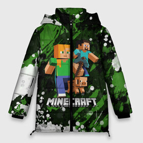 Женская зимняя куртка 3D с принтом Minecraft Майнкрафт в городе Новоалтайск, верх — 100% полиэстер; подкладка — 100% полиэстер; утеплитель — 100% полиэстер | длина ниже бедра, силуэт Оверсайз. Есть воротник-стойка, отстегивающийся капюшон и ветрозащитная планка. 

Боковые карманы с листочкой на кнопках и внутренний карман на молнии | creeper | earth | game | minecraft | minecraft earth | блоки | грифер | игры | квадраты | компьютерная игра | крипер | маинкрафт | майн | майнкравт | майнкрафт
