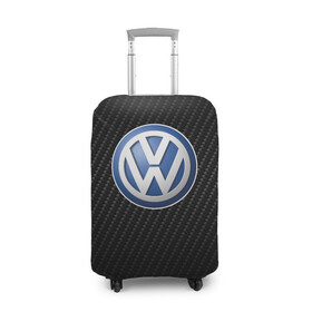 Чехол для чемодана 3D с принтом Volkswagen Logo | Фольксваген Лого в городе Новоалтайск, 86% полиэфир, 14% спандекс | двустороннее нанесение принта, прорези для ручек и колес | Тематика изображения на принте: amarok | arteon | caravelle | golf | polo | scirocco | teramont | tiguan | to | touareg | transporter | volkswagen | vw | авто | автомобиль | ам | бренд | карбон | машина | машины | народный автомобиль | фольксваген