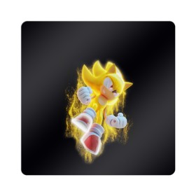 Магнит виниловый Квадрат с принтом Sonic в городе Новоалтайск, полимерный материал с магнитным слоем | размер 9*9 см, закругленные углы | Тематика изображения на принте: hedgehog | metal sonic | silver | silver the hedgehog | sonic | sonic boom | sonic the hedgehog | еж | ёж сонник | ежик | игры | кино | соник | соник в кино | сонник | фильм