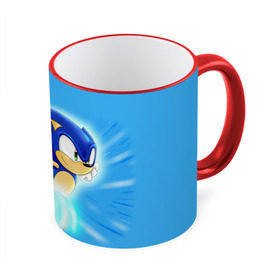 Кружка с принтом Sonic в городе Новоалтайск, керамика | ёмкость 330 мл | hedgehog | metal sonic | silver | silver the hedgehog | sonic | sonic boom | sonic the hedgehog | еж | ёж сонник | ежик | игры | кино | соник | соник в кино | сонник | фильм