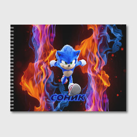 Альбом для рисования с принтом SONIC в городе Новоалтайск, 100% бумага
 | матовая бумага, плотность 200 мг. | Тематика изображения на принте: hedgehog | metal sonic | silver | silver the hedgehog | sonic | sonic boom | sonic the hedgehog | еж | ёж сонник | ежик | игры | кино | соник | соник в кино | сонник | фильм