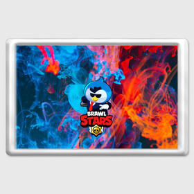 Магнит 45*70 с принтом Brawl Stars AGENT P в городе Новоалтайск, Пластик | Размер: 78*52 мм; Размер печати: 70*45 | brawl stars скин mr p | крутой агент п | персонаж бравл старс | пингвин в очках