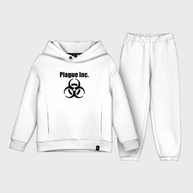 Детский костюм хлопок Oversize с принтом PLAGUE INC   (КОРОНАВИРУС). в городе Новоалтайск,  |  | coronavirus | plague inc | plague inc: evolved | вирус в китае | кнр | коронавирус | плагуе инк | плагуе инк: эволвед | эпидемия