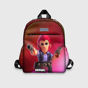 Детский рюкзак 3D с принтом Brawl Stars Colt (Кольт) в городе Новоалтайск, 100% полиэстер | лямки с регулируемой длиной, сверху петелька, чтобы рюкзак можно было повесить на вешалку. Основное отделение закрывается на молнию, как и внешний карман. Внутри дополнительный карман. По бокам два дополнительных кармашка | brawl | brawl stars | brawlstars | brawlstarsmemes | brawl_stars | clashofclans | clashroyale | colt | plp | supercell | бравл | бравлстарс | кольт