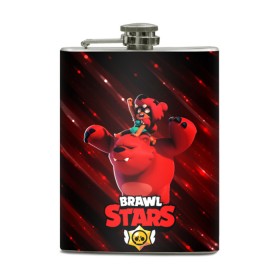 Фляга с принтом Brawl stars Nita Нита в городе Новоалтайск, металлический корпус | емкость 0,22 л, размер 125 х 94 мм. Виниловая наклейка запечатывается полностью | Тематика изображения на принте: brawl | brawl stars | brawlstars | brawl_stars | jessie | nita | бравл | бравлстарс | нита
