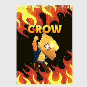 Скетчбук с принтом BRAWL STARS CROW в городе Новоалтайск, 100% бумага
 | 48 листов, плотность листов — 100 г/м2, плотность картонной обложки — 250 г/м2. Листы скреплены сверху удобной пружинной спиралью | bibi | brawl | brawl stars | crow | leon | max | sally | shark | stars | акула | биби | бравл | бравл старс | браво старс | игра | компьютерная | кров | леон | леон акула | старс | шарк
