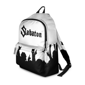 Рюкзак 3D с принтом SABATON в городе Новоалтайск, 100% полиэстер | лямки с регулируемой длиной, сверху петелька, чтобы рюкзак можно было повесить на вешалку. Основное отделение закрывается на молнию, как и внешний карман. Внутри два дополнительных кармана, один из которых закрывается на молнию. По бокам два дополнительных кармашка | Тематика изображения на принте: sabaton | skull | даниель муллбак | йоаким броден | крис рёланд | оскар монтелиус | пэр сундстрём | рикард сунден | сабатон | скелет | тоббе энглунд | томми юханссон | ханнес ван дал | черепа