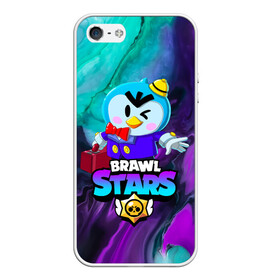 Чехол для iPhone 5/5S матовый с принтом BRAWL STARS MR P в городе Новоалтайск, Силикон | Область печати: задняя сторона чехла, без боковых панелей | 8 bit | 8 бит | bibi | brawl stars | crow | el brown | leon | leon shark | max | mr.p | sally leon | shark | stars | virus | werewolf | акула | биби | вирус | ворон | леон | оборотень | пингвин