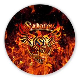 Коврик для мышки круглый с принтом SABATON / САБАТОН в городе Новоалтайск, резина и полиэстер | круглая форма, изображение наносится на всю лицевую часть | sabaton | skull | даниель муллбак | йоаким броден | крис рёланд | оскар монтелиус | пэр сундстрём | рикард сунден | сабатон | скелет | тоббе энглунд | томми юханссон | ханнес ван дал | черепа