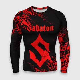Мужской рашгард 3D с принтом SABATON в городе Новоалтайск,  |  | sabaton | skull | даниель муллбак | йоаким броден | крис рёланд | оскар монтелиус | пэр сундстрём | рикард сунден | сабатон | скелет | тоббе энглунд | томми юханссон | ханнес ван дал | черепа