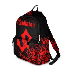 Рюкзак 3D с принтом SABATON в городе Новоалтайск, 100% полиэстер | лямки с регулируемой длиной, сверху петелька, чтобы рюкзак можно было повесить на вешалку. Основное отделение закрывается на молнию, как и внешний карман. Внутри два дополнительных кармана, один из которых закрывается на молнию. По бокам два дополнительных кармашка | Тематика изображения на принте: sabaton | skull | даниель муллбак | йоаким броден | крис рёланд | оскар монтелиус | пэр сундстрём | рикард сунден | сабатон | скелет | тоббе энглунд | томми юханссон | ханнес ван дал | черепа