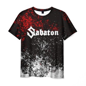 Мужская футболка 3D с принтом SABATON в городе Новоалтайск, 100% полиэфир | прямой крой, круглый вырез горловины, длина до линии бедер | sabaton | skull | даниель муллбак | йоаким броден | крис рёланд | оскар монтелиус | пэр сундстрём | рикард сунден | сабатон | скелет | тоббе энглунд | томми юханссон | ханнес ван дал | черепа
