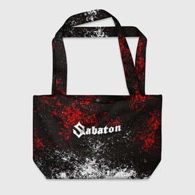 Пляжная сумка 3D с принтом SABATON в городе Новоалтайск, 100% полиэстер | застегивается на металлическую кнопку; внутренний карман застегивается на молнию. Стенки укреплены специальным мягким материалом, чтобы защитить содержимое от несильных ударов
 | sabaton | skull | даниель муллбак | йоаким броден | крис рёланд | оскар монтелиус | пэр сундстрём | рикард сунден | сабатон | скелет | тоббе энглунд | томми юханссон | ханнес ван дал | черепа