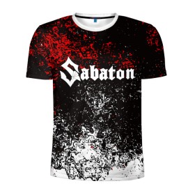 Мужская футболка 3D спортивная с принтом SABATON в городе Новоалтайск, 100% полиэстер с улучшенными характеристиками | приталенный силуэт, круглая горловина, широкие плечи, сужается к линии бедра | sabaton | skull | даниель муллбак | йоаким броден | крис рёланд | оскар монтелиус | пэр сундстрём | рикард сунден | сабатон | скелет | тоббе энглунд | томми юханссон | ханнес ван дал | черепа