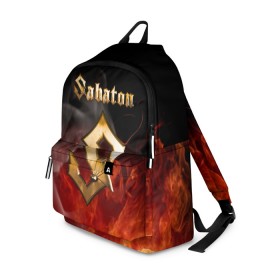 Рюкзак 3D с принтом SABATON в городе Новоалтайск, 100% полиэстер | лямки с регулируемой длиной, сверху петелька, чтобы рюкзак можно было повесить на вешалку. Основное отделение закрывается на молнию, как и внешний карман. Внутри два дополнительных кармана, один из которых закрывается на молнию. По бокам два дополнительных кармашка | Тематика изображения на принте: sabaton | skull | даниель муллбак | йоаким броден | крис рёланд | оскар монтелиус | пэр сундстрём | рикард сунден | сабатон | скелет | тоббе энглунд | томми юханссон | ханнес ван дал | черепа