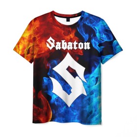 Мужская футболка 3D с принтом SABATON в городе Новоалтайск, 100% полиэфир | прямой крой, круглый вырез горловины, длина до линии бедер | sabaton | skull | даниель муллбак | йоаким броден | крис рёланд | оскар монтелиус | пэр сундстрём | рикард сунден | сабатон | скелет | тоббе энглунд | томми юханссон | ханнес ван дал | черепа