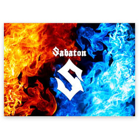 Поздравительная открытка с принтом SABATON в городе Новоалтайск, 100% бумага | плотность бумаги 280 г/м2, матовая, на обратной стороне линовка и место для марки
 | sabaton | skull | даниель муллбак | йоаким броден | крис рёланд | оскар монтелиус | пэр сундстрём | рикард сунден | сабатон | скелет | тоббе энглунд | томми юханссон | ханнес ван дал | черепа