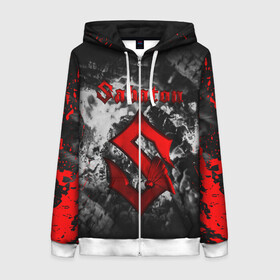 Женская толстовка 3D на молнии с принтом SABATON | САБАТОН (Z) в городе Новоалтайск, 100% полиэстер | длина до линии бедра, манжеты и пояс оформлены мягкой тканевой резинкой, двухслойный капюшон со шнурком для регулировки, спереди молния, по бокам два кармана | sabaton | skull | даниель муллбак | йоаким броден | крис рёланд | оскар монтелиус | пэр сундстрём | рикард сунден | сабатон | скелет | тоббе энглунд | томми юханссон | ханнес ван дал | черепа