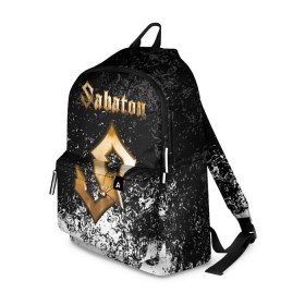 Рюкзак 3D с принтом SABATON в городе Новоалтайск, 100% полиэстер | лямки с регулируемой длиной, сверху петелька, чтобы рюкзак можно было повесить на вешалку. Основное отделение закрывается на молнию, как и внешний карман. Внутри два дополнительных кармана, один из которых закрывается на молнию. По бокам два дополнительных кармашка | Тематика изображения на принте: sabaton | skull | даниель муллбак | йоаким броден | крис рёланд | оскар монтелиус | пэр сундстрём | рикард сунден | сабатон | скелет | тоббе энглунд | томми юханссон | ханнес ван дал | черепа