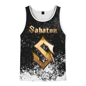 Мужская майка 3D с принтом SABATON в городе Новоалтайск, 100% полиэстер | круглая горловина, приталенный силуэт, длина до линии бедра. Пройма и горловина окантованы тонкой бейкой | sabaton | skull | даниель муллбак | йоаким броден | крис рёланд | оскар монтелиус | пэр сундстрём | рикард сунден | сабатон | скелет | тоббе энглунд | томми юханссон | ханнес ван дал | черепа