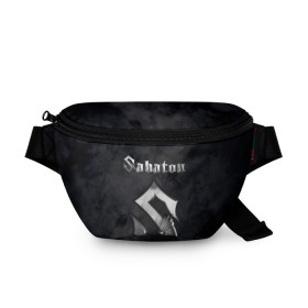 Поясная сумка 3D с принтом SABATON в городе Новоалтайск, 100% полиэстер | плотная ткань, ремень с регулируемой длиной, внутри несколько карманов для мелочей, основное отделение и карман с обратной стороны сумки застегиваются на молнию | sabaton | skull | даниель муллбак | йоаким броден | крис рёланд | оскар монтелиус | пэр сундстрём | рикард сунден | сабатон | скелет | тоббе энглунд | томми юханссон | ханнес ван дал | черепа