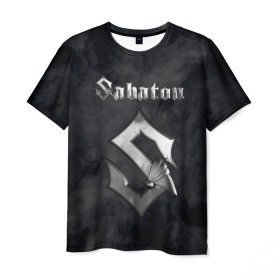 Мужская футболка 3D с принтом SABATON в городе Новоалтайск, 100% полиэфир | прямой крой, круглый вырез горловины, длина до линии бедер | sabaton | skull | даниель муллбак | йоаким броден | крис рёланд | оскар монтелиус | пэр сундстрём | рикард сунден | сабатон | скелет | тоббе энглунд | томми юханссон | ханнес ван дал | черепа