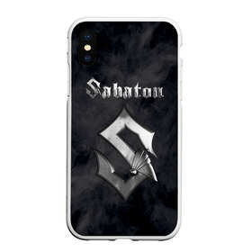 Чехол для iPhone XS Max матовый с принтом SABATON в городе Новоалтайск, Силикон | Область печати: задняя сторона чехла, без боковых панелей | sabaton | skull | даниель муллбак | йоаким броден | крис рёланд | оскар монтелиус | пэр сундстрём | рикард сунден | сабатон | скелет | тоббе энглунд | томми юханссон | ханнес ван дал | черепа